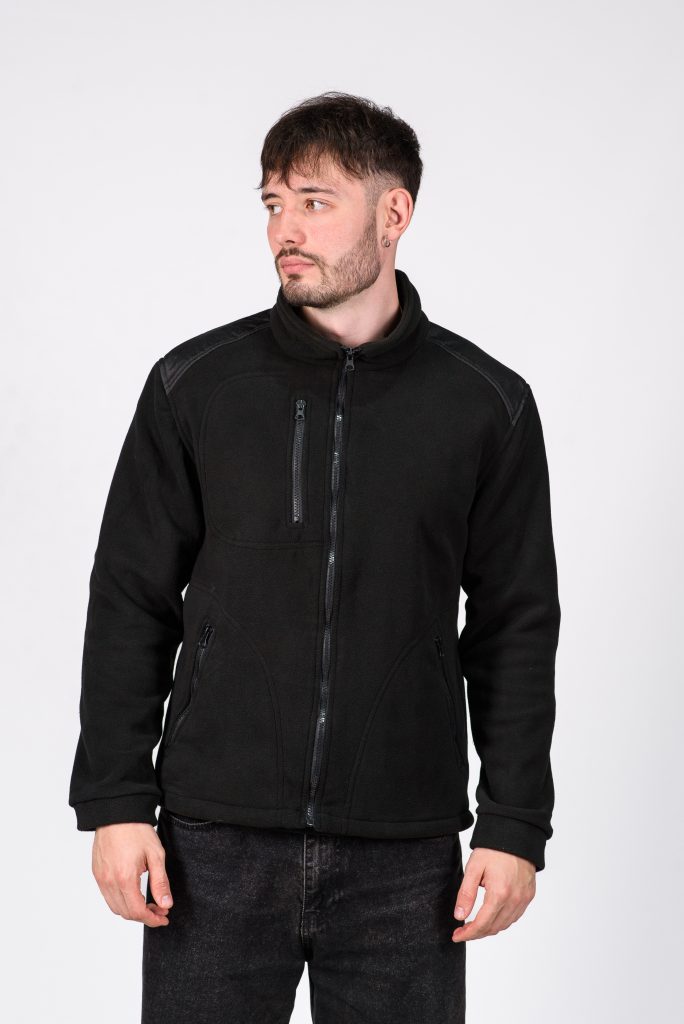 Флісова кофта з довгою блискавкою Преміум 340 JHK