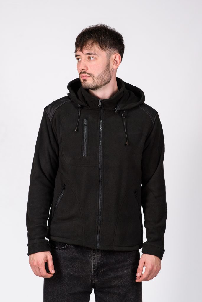 Флісова куртка з капюшоном Преміум 340 JHK