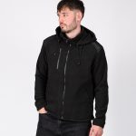 Кофта замок з капюшоном фліс чоловічий JHK 340