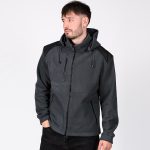 Кофта замок з капюшоном фліс чоловічий JHK 340